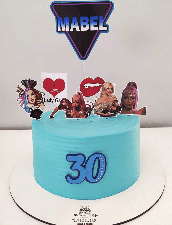 Cute Lady Gaga Cake