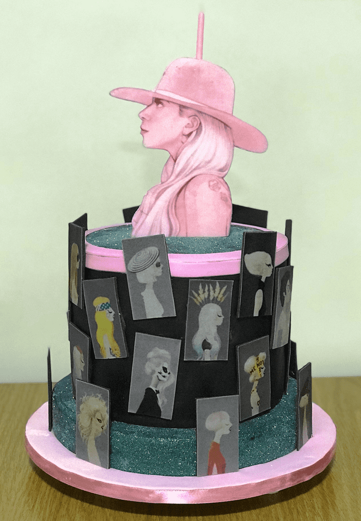 Fetching Lady Gaga Cake
