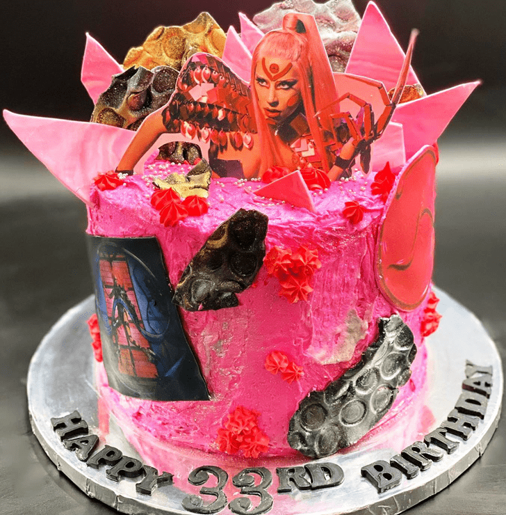 Pretty Lady Gaga Cake