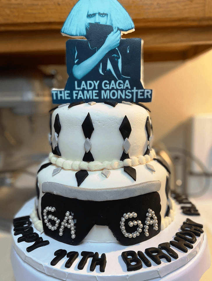 Radiant Lady Gaga Cake
