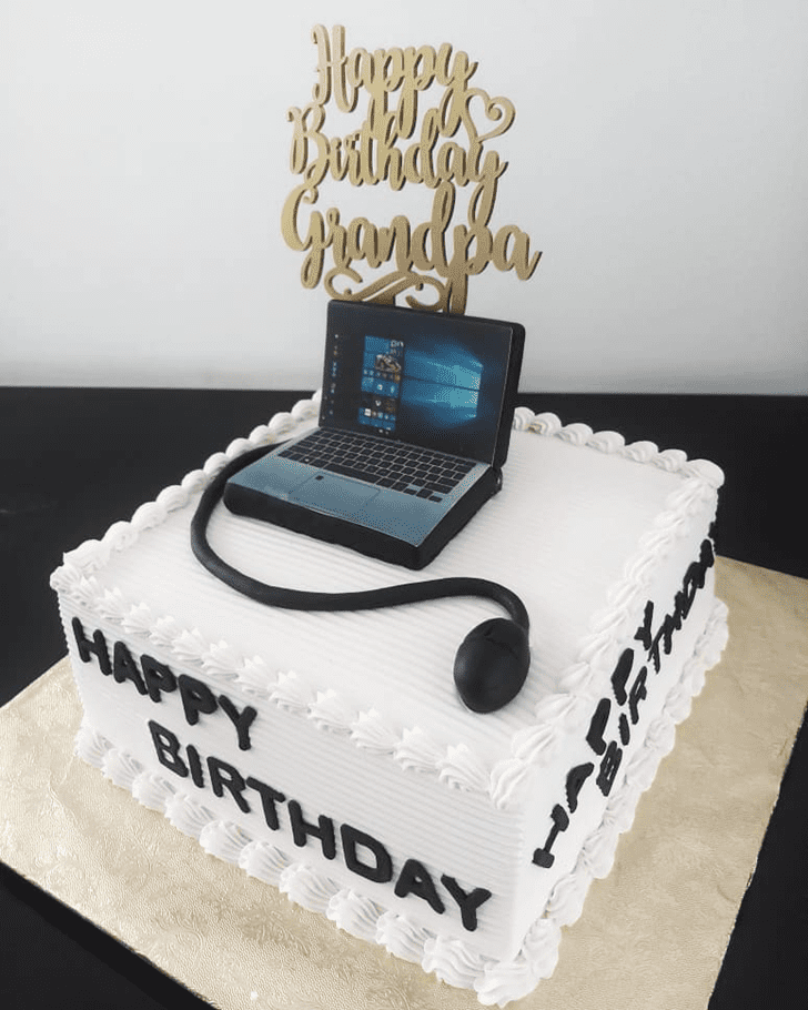 Classy Laptop Cake