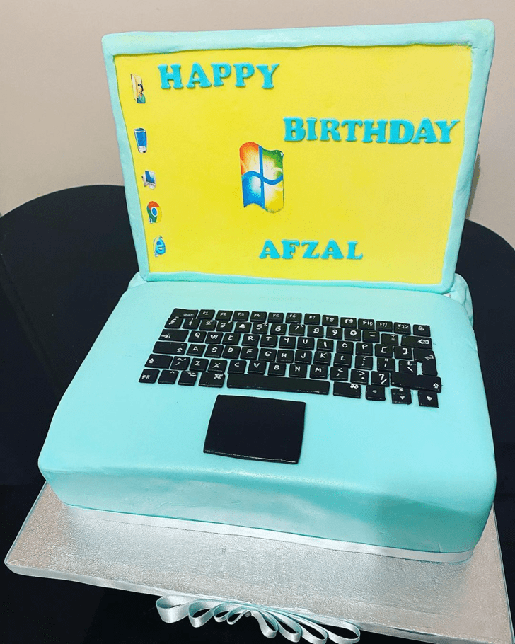 Dazzling Laptop Cake