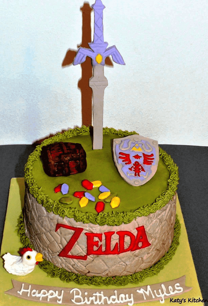 Admirable Legend of Zelda Cake Design