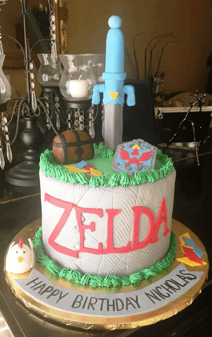 Adorable Legend of Zelda Cake