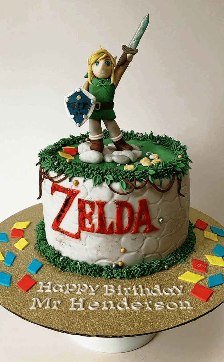 Angelic Legend of Zelda Cake