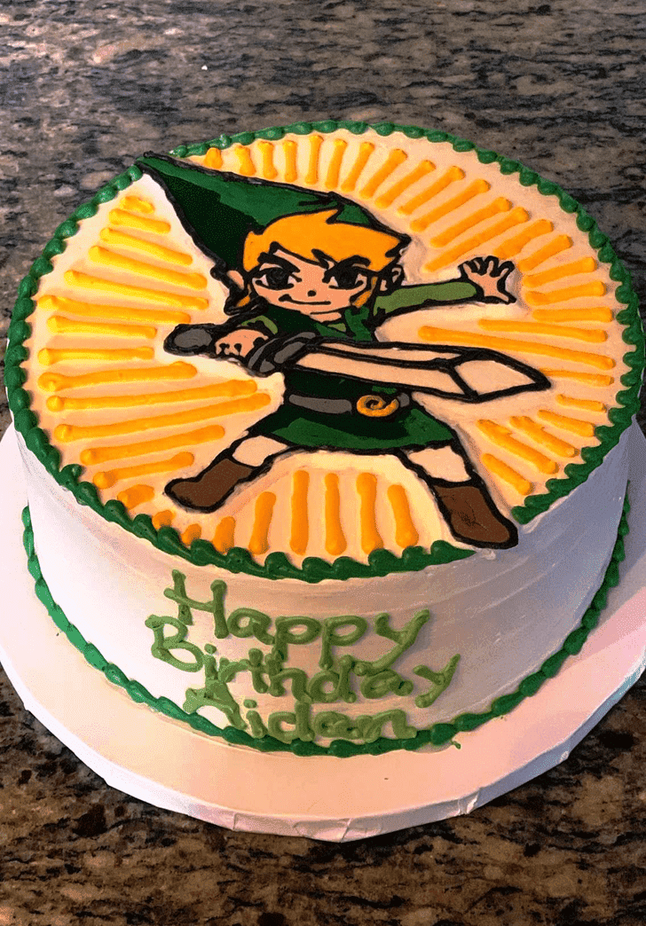 Beauteous Legend of Zelda Cake
