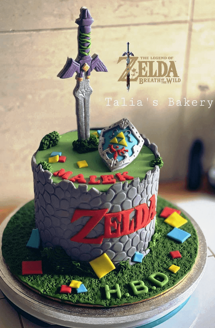 Dazzling Legend of Zelda Cake