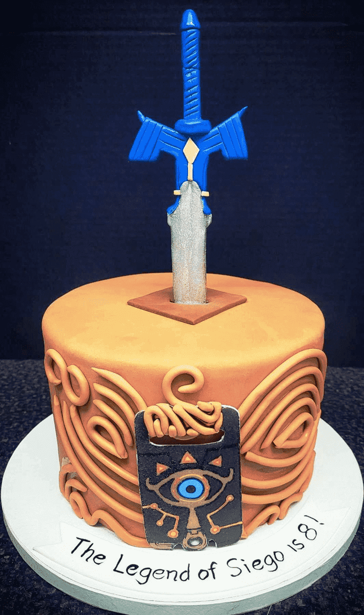 Elegant Legend of Zelda Cake