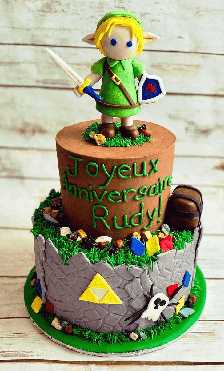 Fine Legend of Zelda Cake