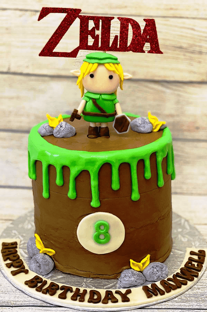 Graceful Legend of Zelda Cake