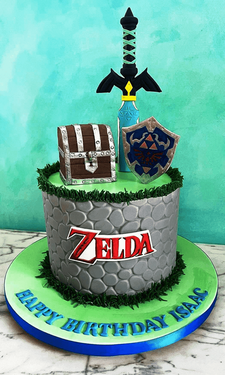 Inviting Legend of Zelda Cake