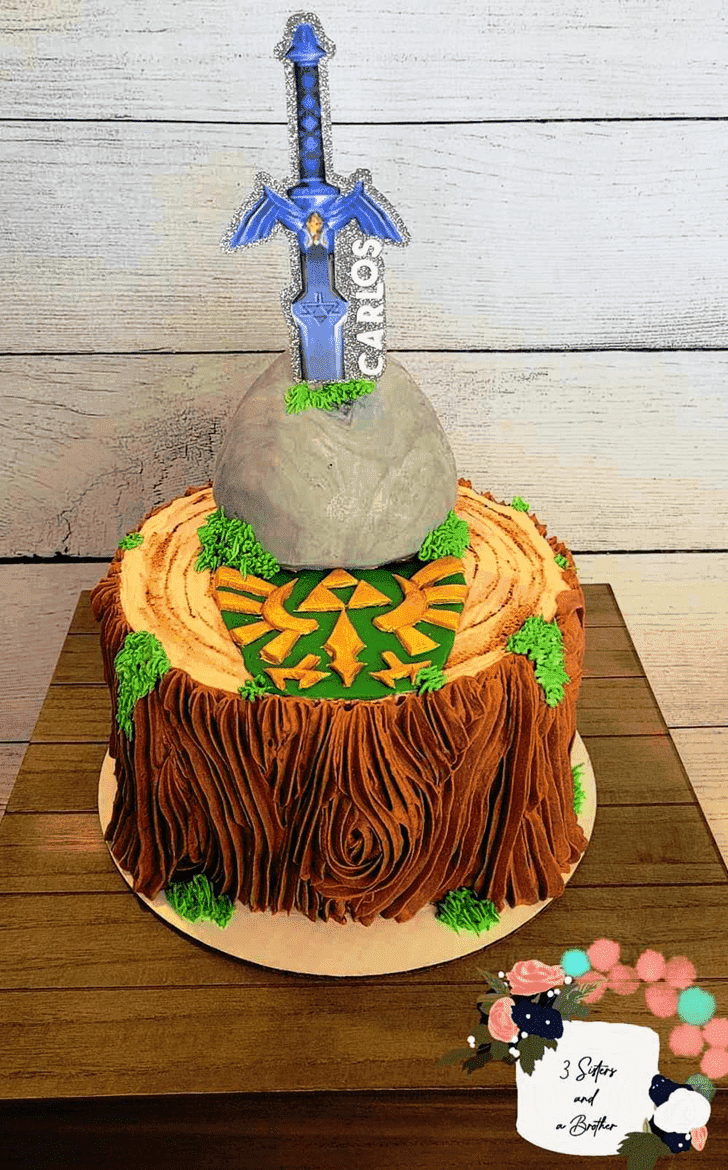 Lovely Legend of Zelda Cake Design