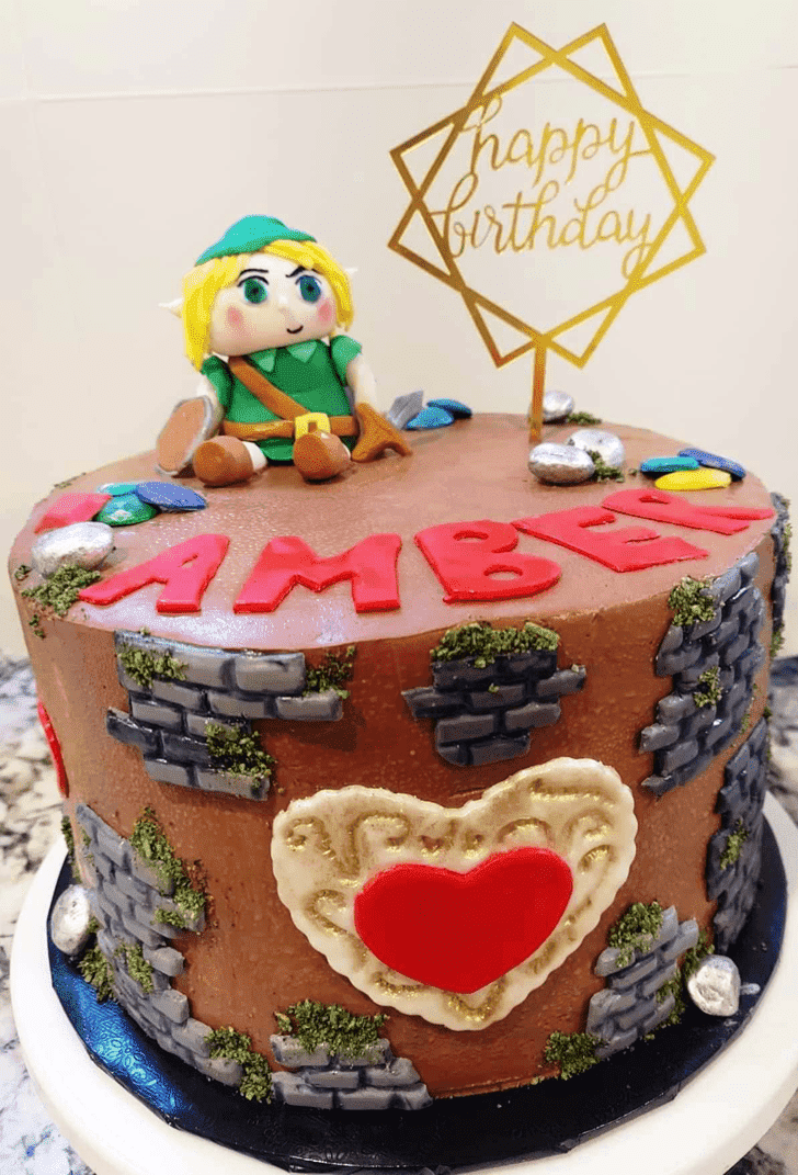 Mesmeric Legend of Zelda Cake