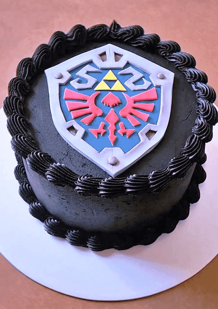 Pretty Legend of Zelda Cake