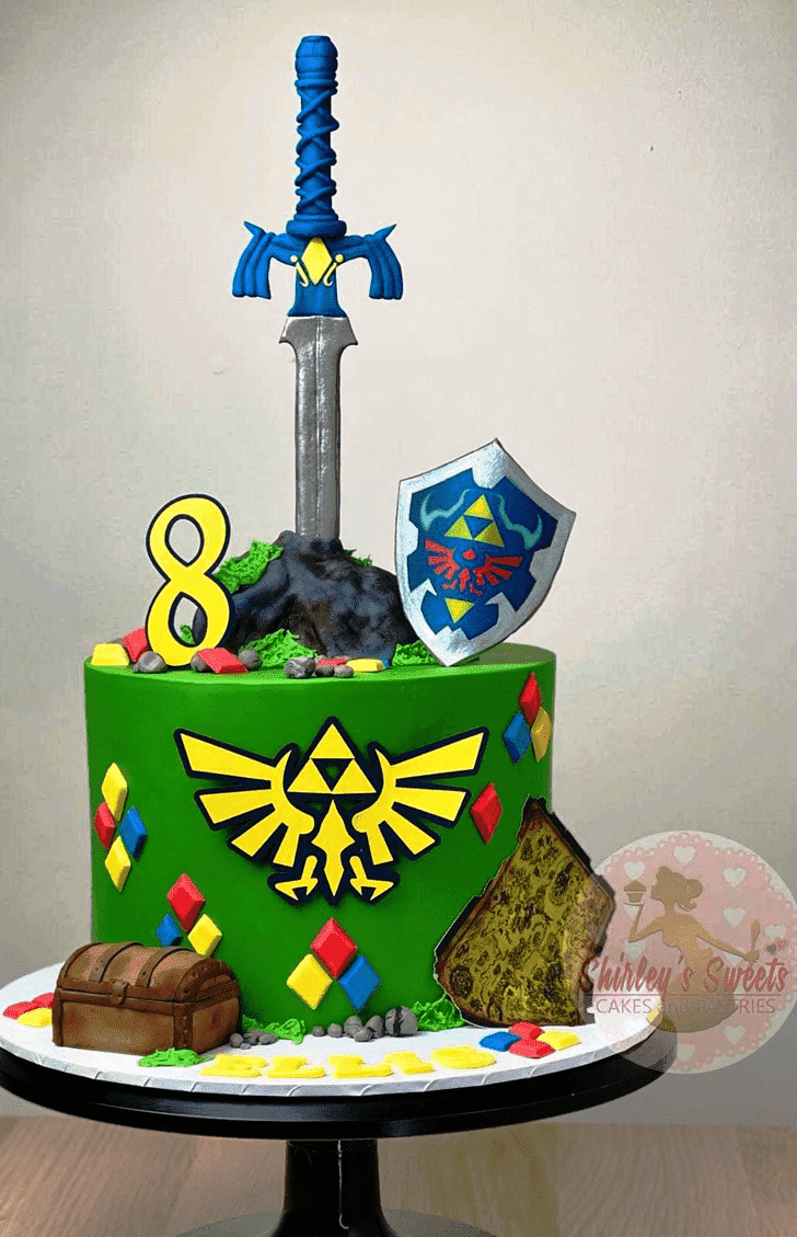 Radiant Legend of Zelda Cake