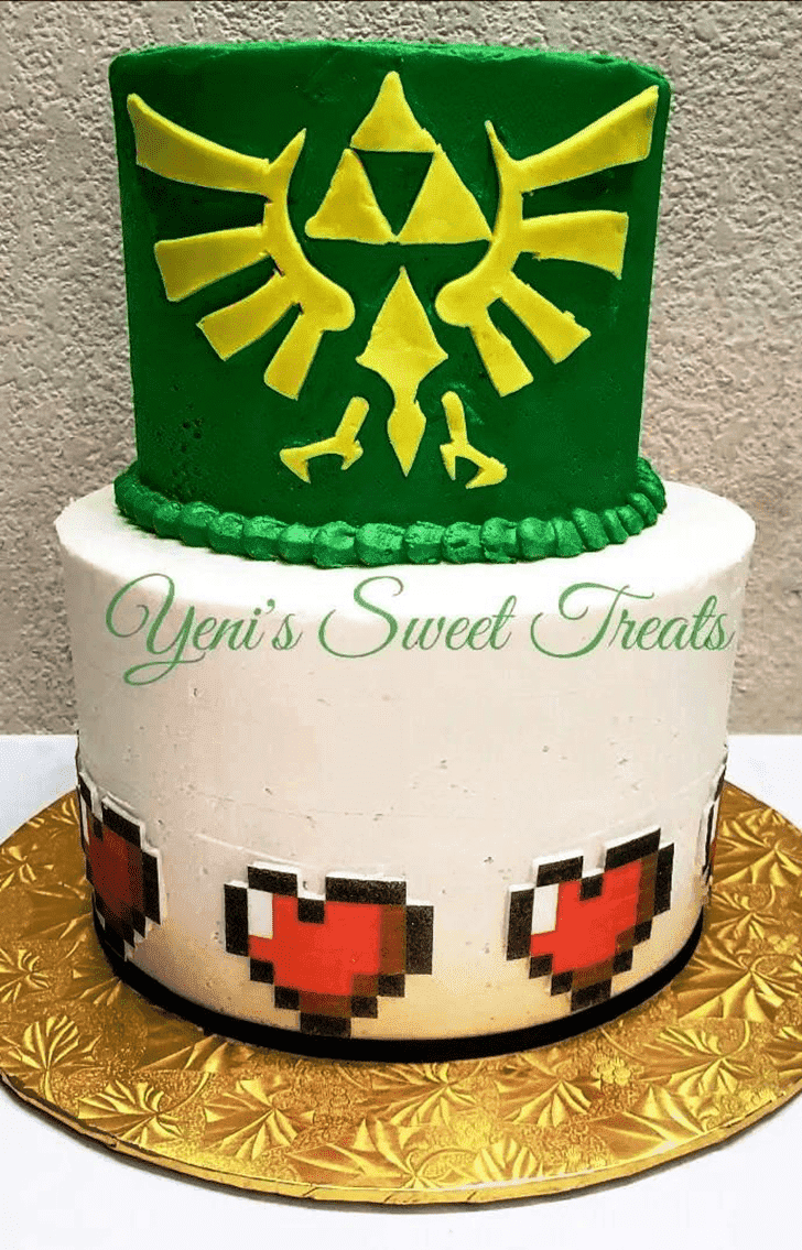 Slightly Legend of Zelda Cake