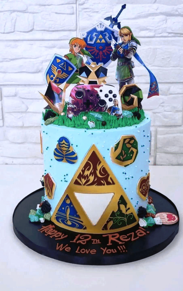Wonderful Legend of Zelda Cake Design