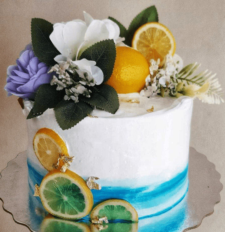 Magnetic Lemon Slice Cake
