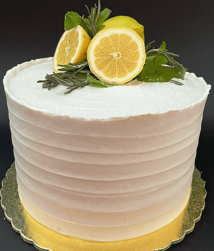 Mesmeric Lemon Slice Cake