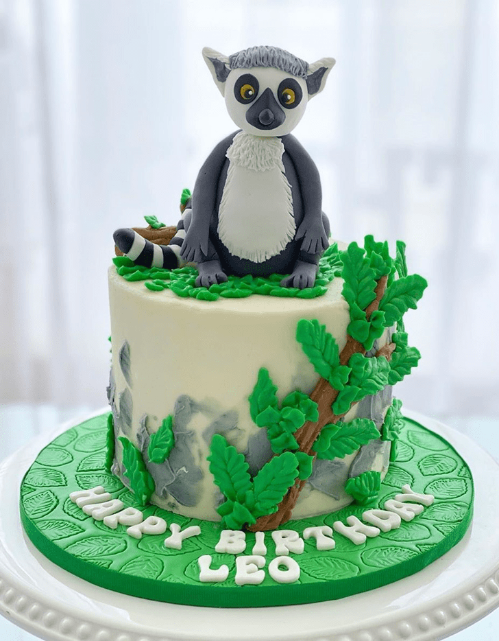 Adorable Lemur Cake