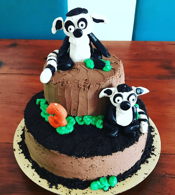 Alluring Lemur Cake