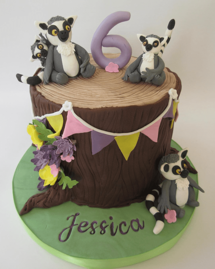 Classy Lemur Cake
