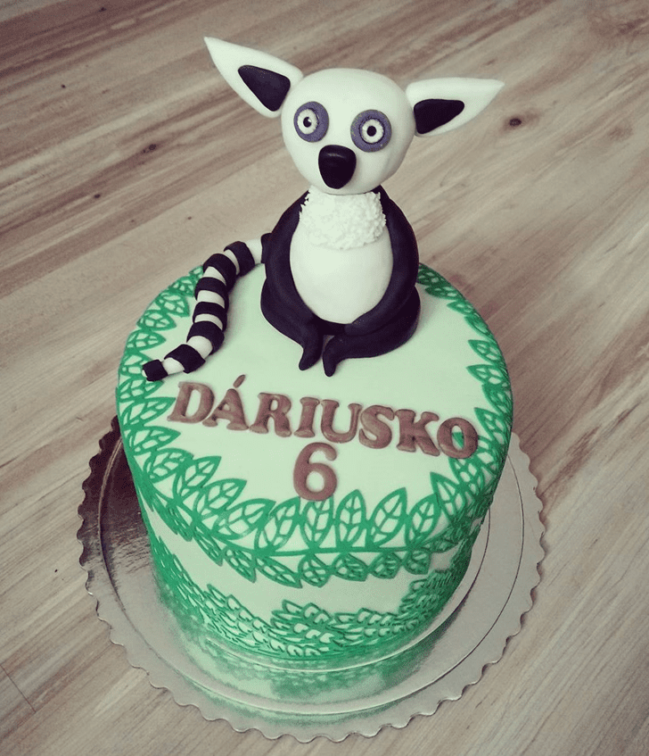 Dazzling Lemur Cake