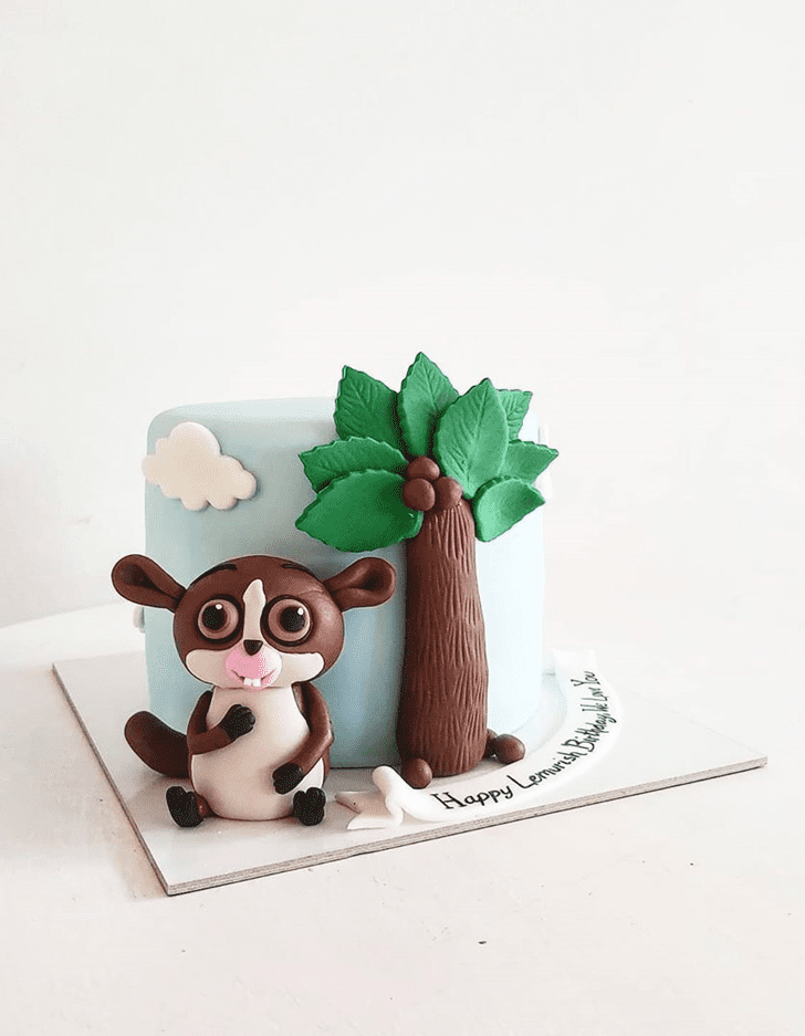 Elegant Lemur Cake