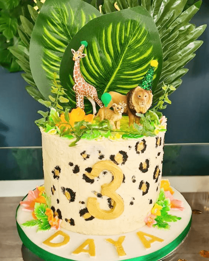 Dazzling Leopard Cake