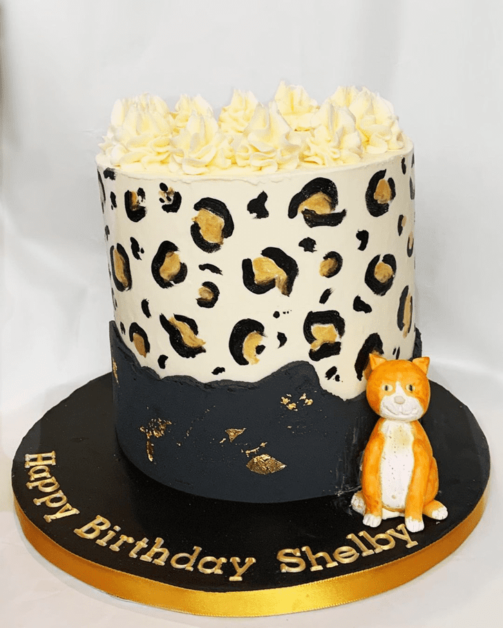 Pleasing Leopard Cake