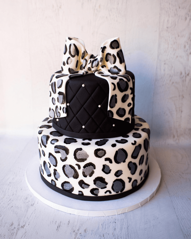 Refined Leopard Cake