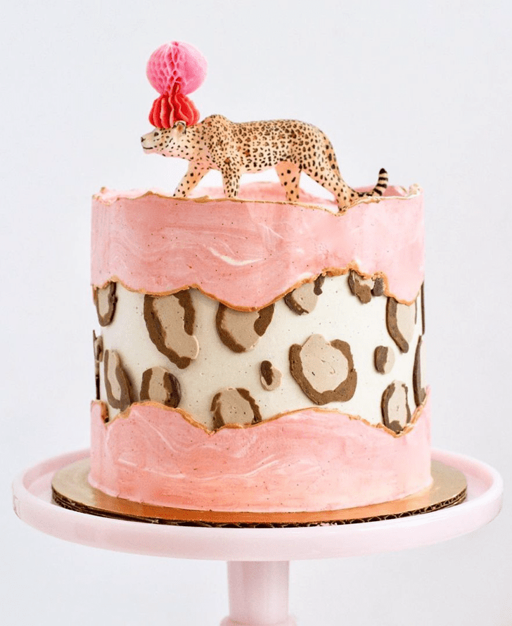 Stunning Leopard Cake