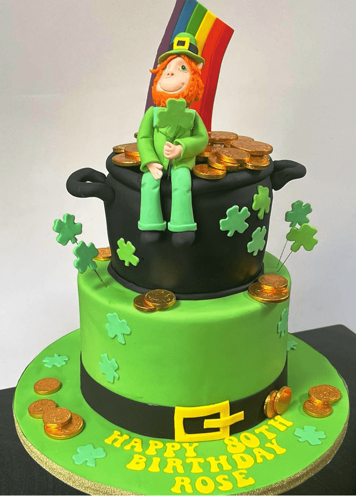 Admirable Leprechaun Cake Design