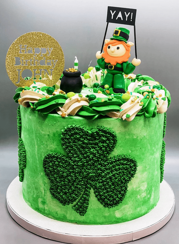 Enticing Leprechaun Cake