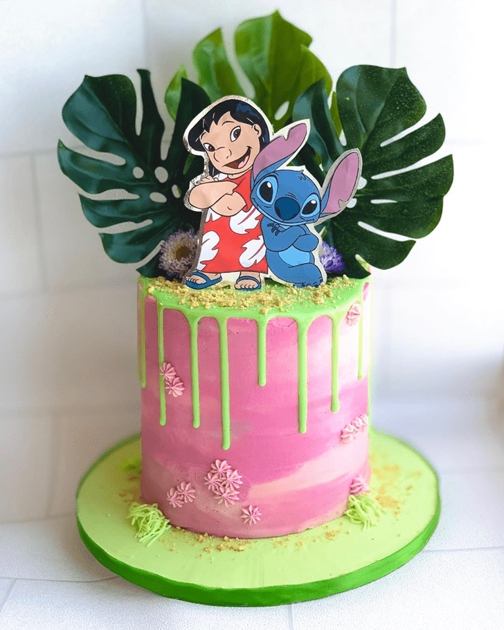 Admirable Lilo and Stitch Cake Design