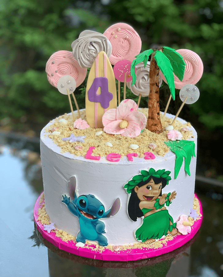 Beauteous Lilo and Stitch Cake