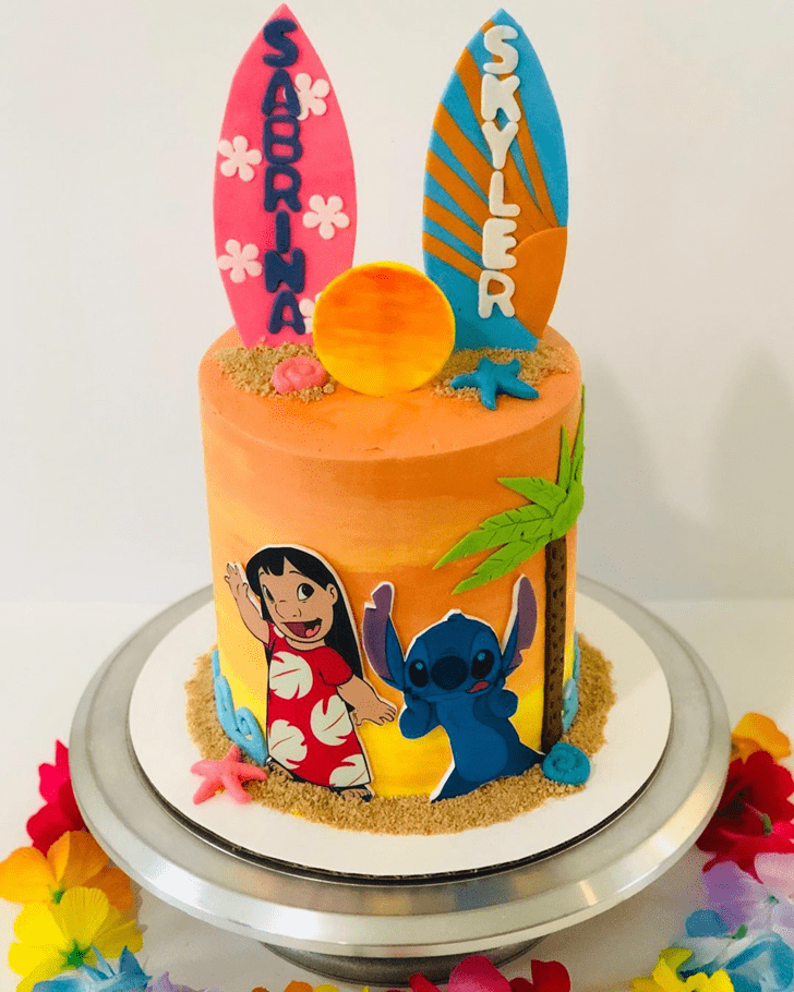 Delightful Lilo and Stitch Cake
