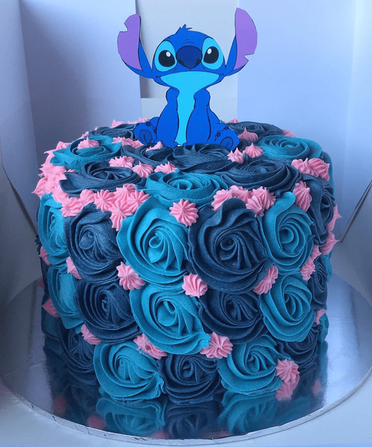 Gorgeous Lilo and Stitch Cake