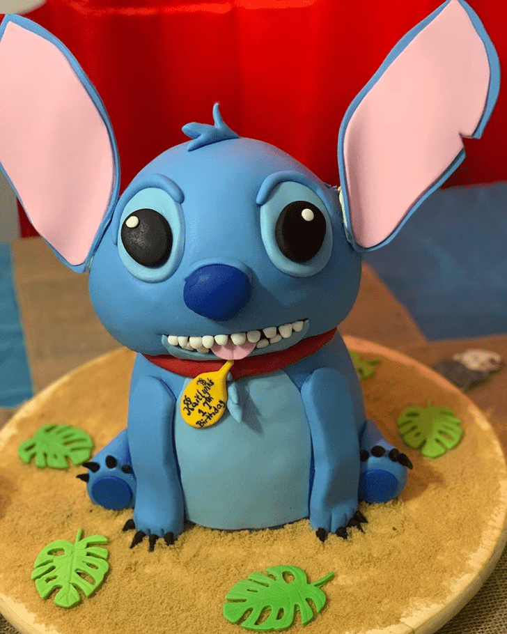 Handsome Lilo and Stitch Cake