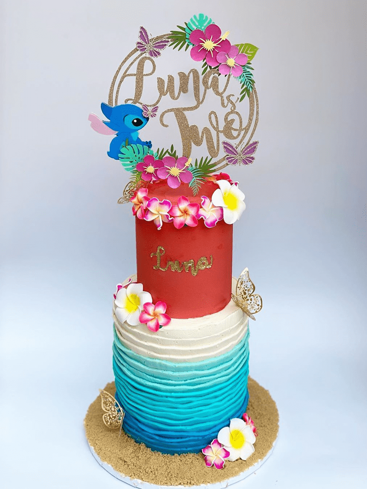 Ravishing Lilo and Stitch Cake