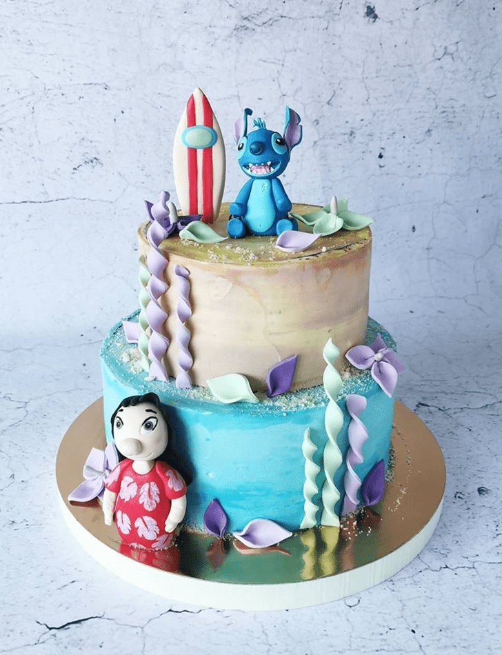 Stunning Lilo and Stitch Cake