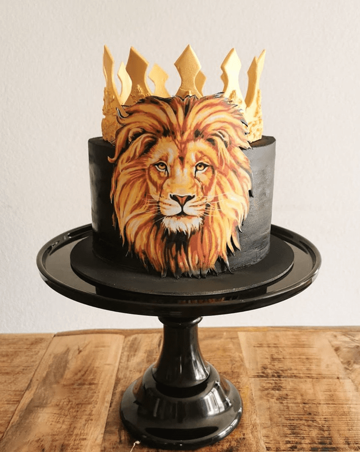 Beauteous Lion Cake