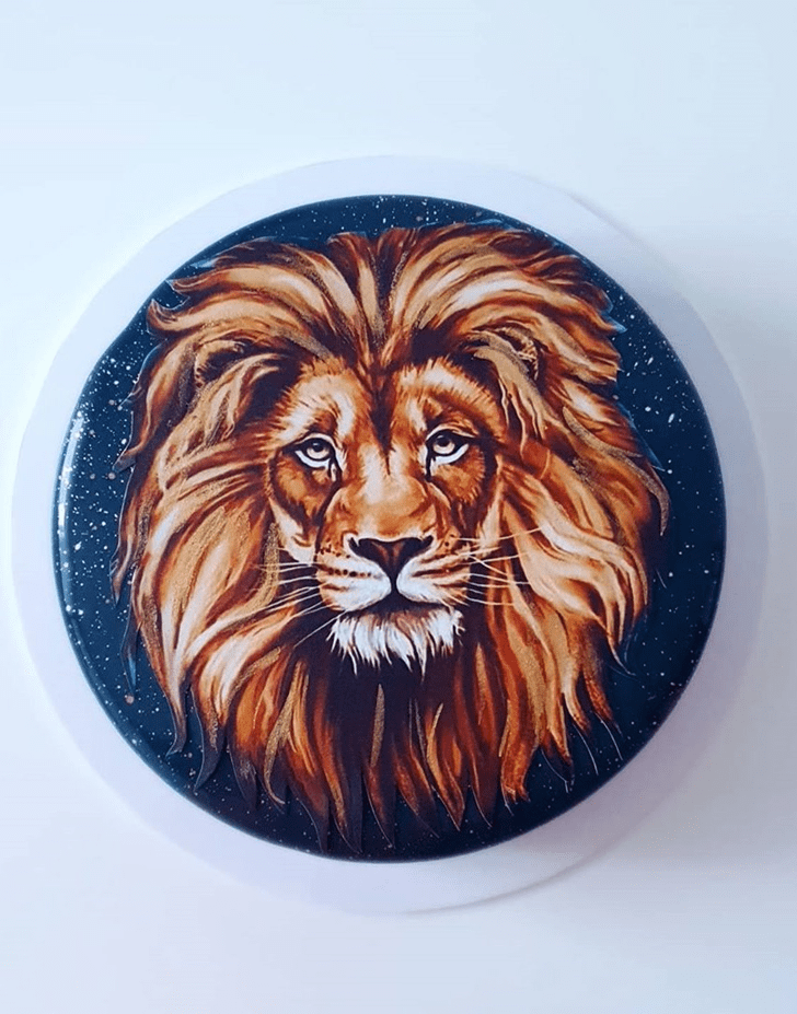 Dazzling Lion Cake