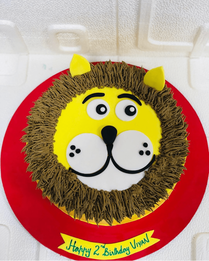 Delightful Lion Cake