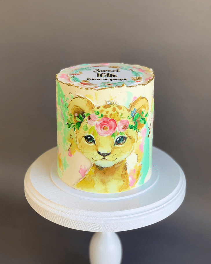 Gorgeous Lion Cake