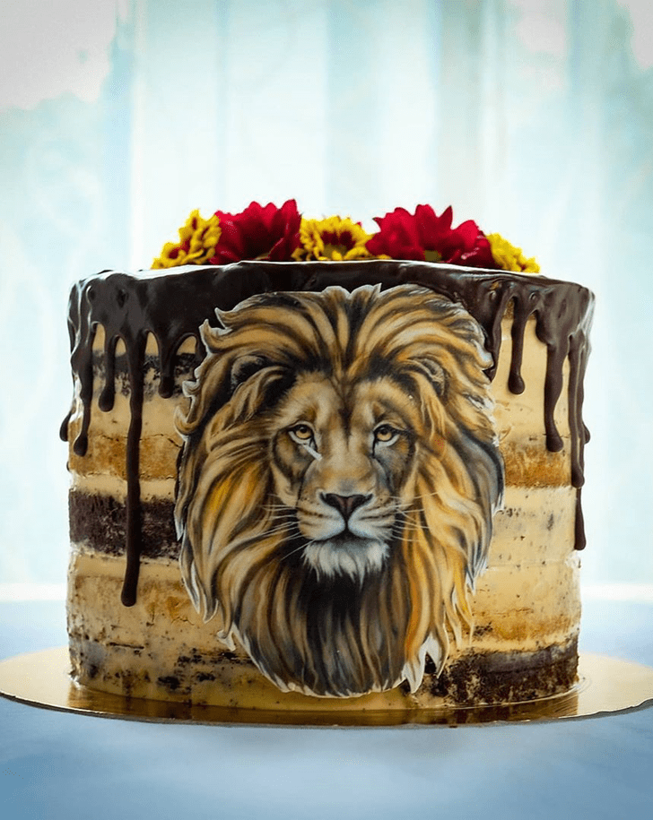 Ravishing Lion Cake
