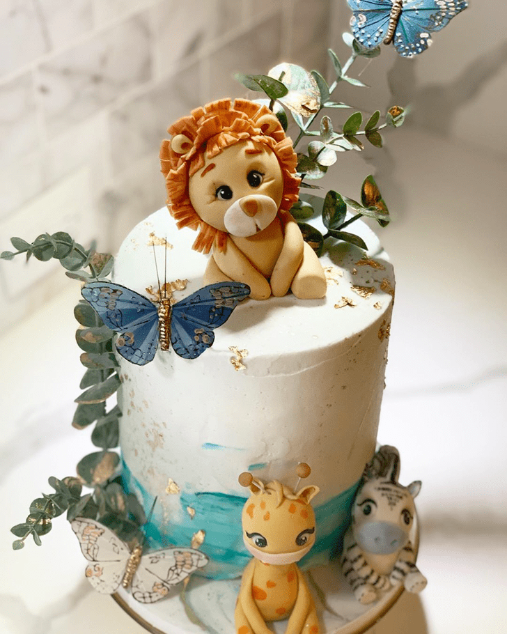 Adorable Lion Cub Cake