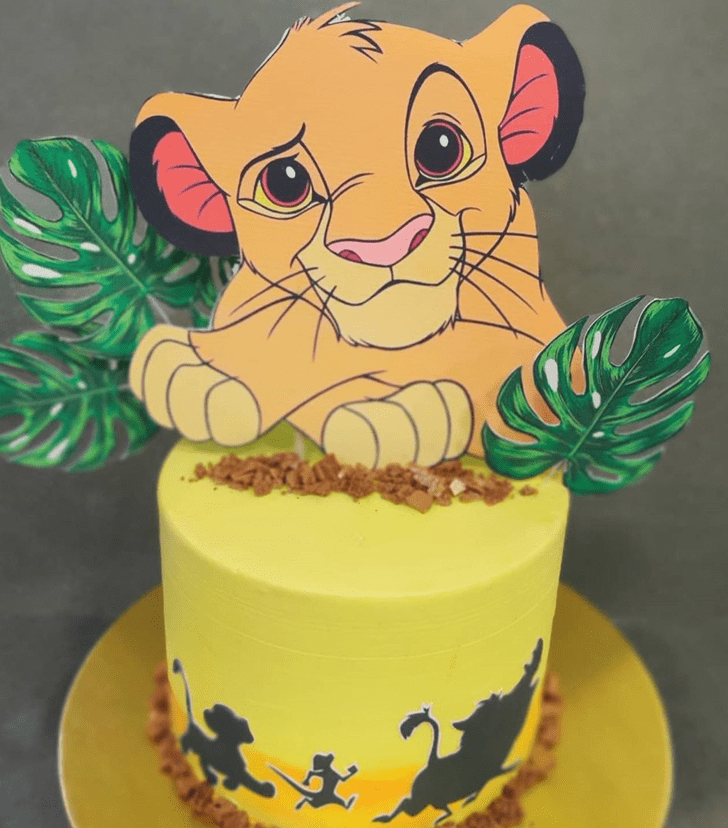 Charming Lion King Cake