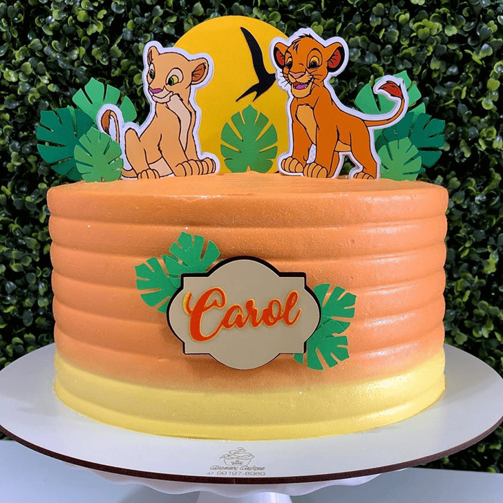 Comely Lion King Cake