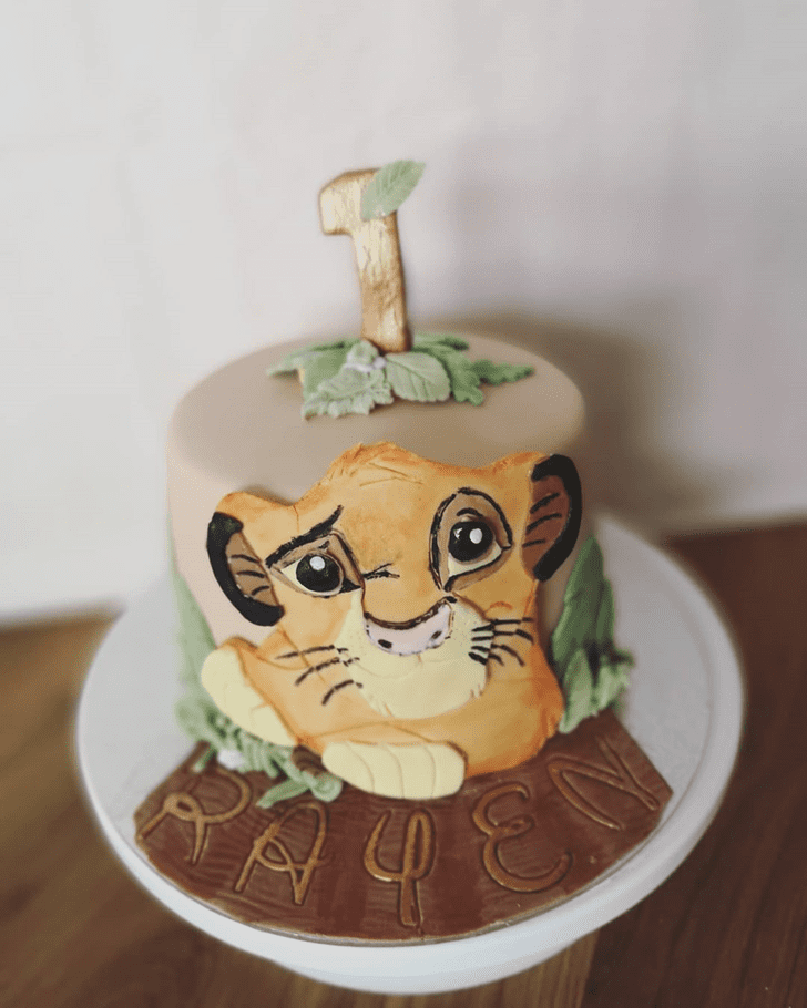 Dazzling Lion King Cake